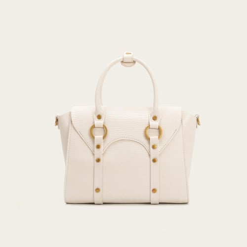 شنطة نسائية بمقاس كبير باللون البيج