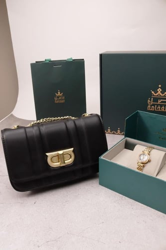 بكج ( ساعة وشنطة ) مع تغليف بوكس فاخر