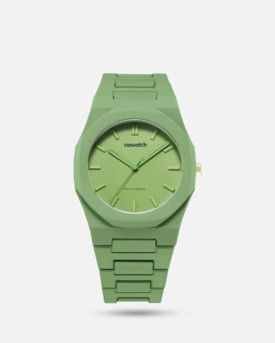 ساعة كاربون بلون أسود ارقام عربي