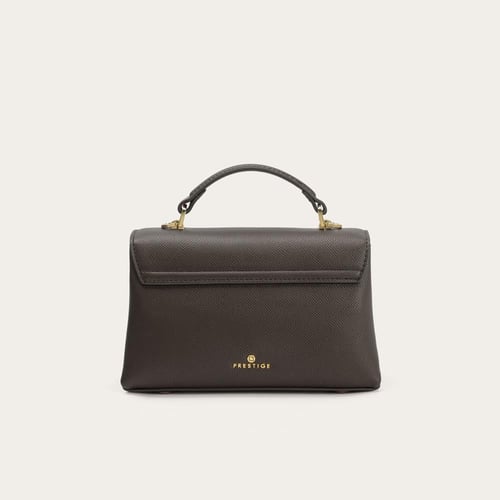 شنطة نسائية بمقاس متوسط بلون رمادي