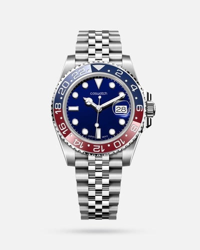 ساعة رولكس الرجالية بيبسي بمكينة ياباني عالية الجو...