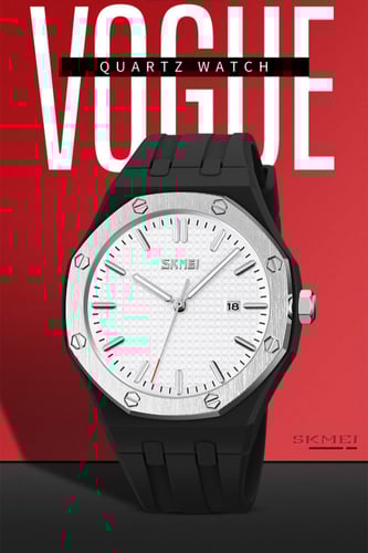 ساعة رجالية ربر شبيهة ادمارس بياجيه- أسود وميناء أ...