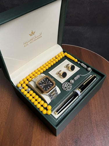 طقم رجالي مع مسباح بكلايت