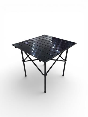 طاولة رحلات قابلة للطي لون أسود