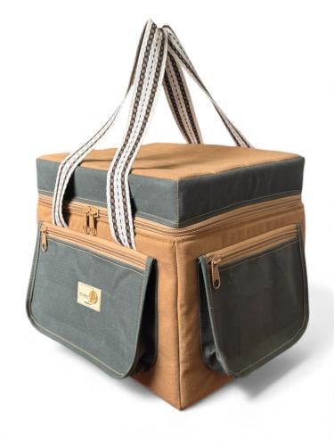 شنطة عزبة مربع لونين رقم 1