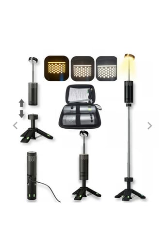 مصباح التخييم المتنقل 67 سم مع الجراب