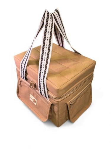 شنطة عزبة مربع بيج رقم 2