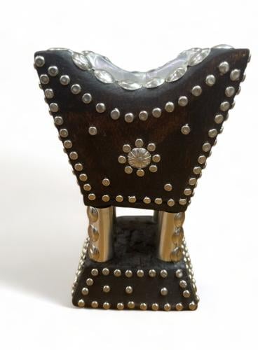 مبخرة حايلي ميني تطريز فضي رقم 1