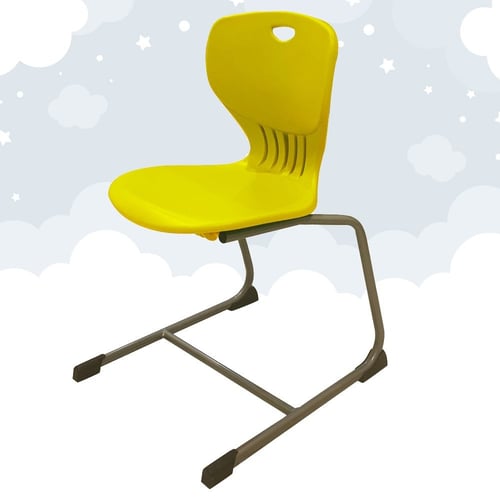 كرسي مكتب أصفر عملي وقوي
