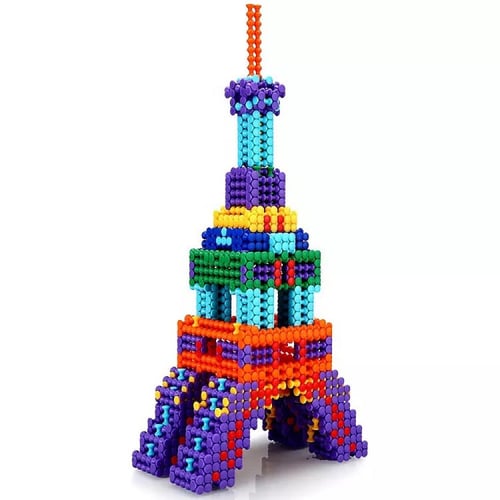 صندوق أعواد البناء المتعرجة 145 قطعة +3 سنوات