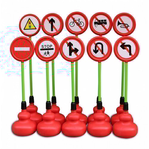 مجموعة علامات المرور - 10 علامات مزدوجة