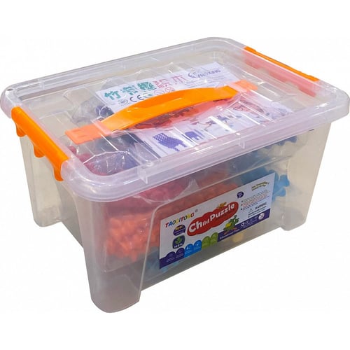 صندوق أعواد البناء المتعرجة 145 قطعة +3 سنوات