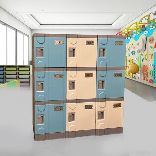 خزائن بلاستيكية ، 9 فتحات - لوكر