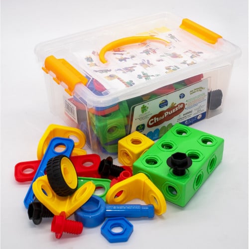 صندوق لضم تركيبات 85 قطعة +3 سنوات