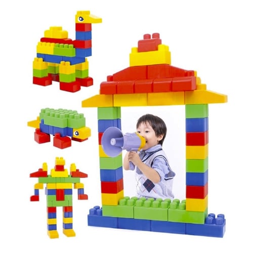 مجموعة مكعبات XXL - 60 قطعة كبيرة