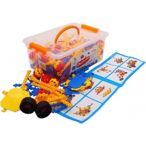 صندوق لضم الكرات المفرغة 160 قطعة +3 سنوات