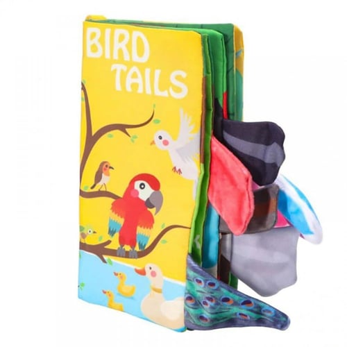 مجموعة كتب قماشية ذيول الحيوانات - كتب تعليمية للا...