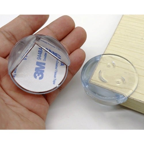 اداة حماية للزوايا 4 قطع - دائري وجه مبتسم