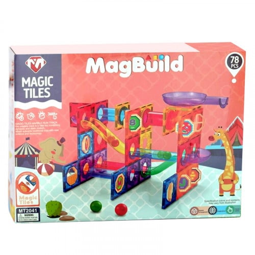 العاب المغناطيس انابيب شفافة 78 قطعة