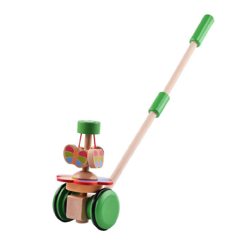 مشاية أطفال مع فراشات