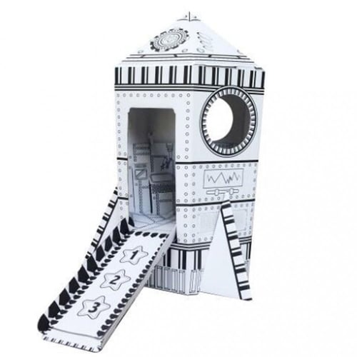 صاروخ التلوين الورقي للأطفال