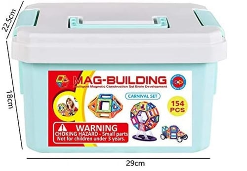مجموعة الكرنفال المغناطيسية 154 قطعة