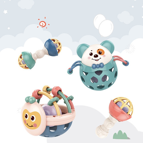 مجموعة خشاخيش من 4 قطع منوعة