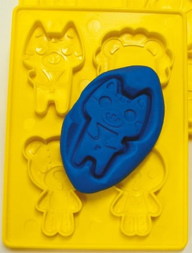 مجموعة قوالب مزدوجة - 6 قطع