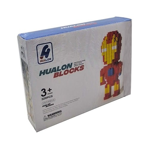 مكعبات الرجل الحديدي 326 قطعة - غير محدد اللون