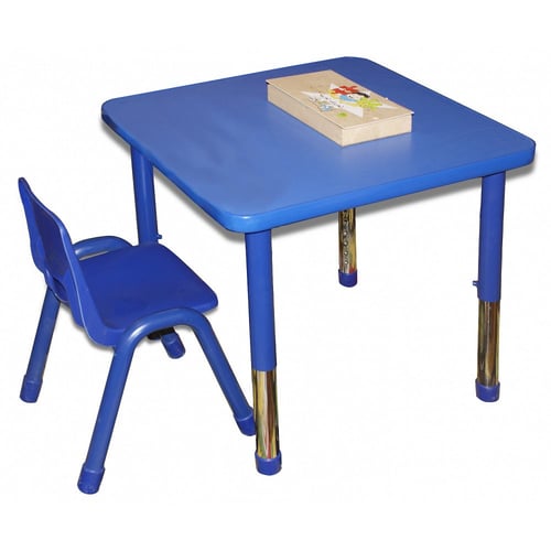 طاولة مربعة خشبية 70×70 لا يشمل الكراسي - اصفر