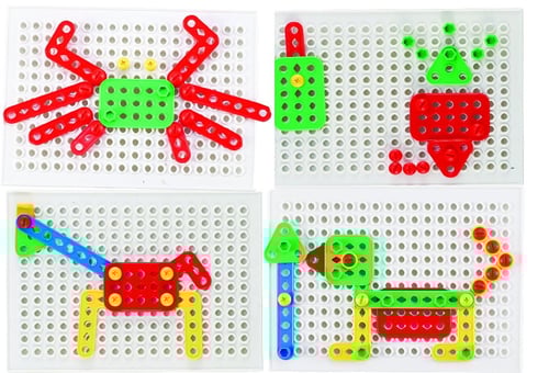 تركيبات بلاستيكية 92 قطعة