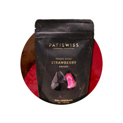 فراوله مغطى بشوكولاتة دارك