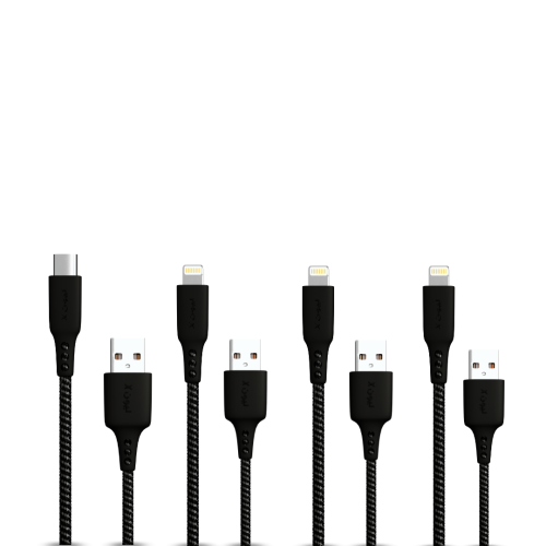 4 كيابل قماش من ليون اكس