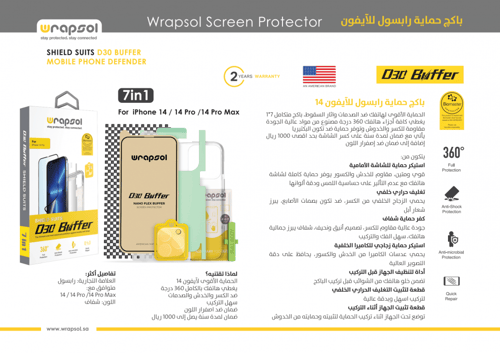 بكج حماية ايفون 14 بلس - رابسول