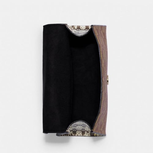 كوتش بيبر حقيبة بنقش جلد الثعبان