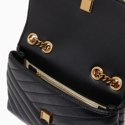 حقيبة كتف كيرا شيفرون صغيره اسود