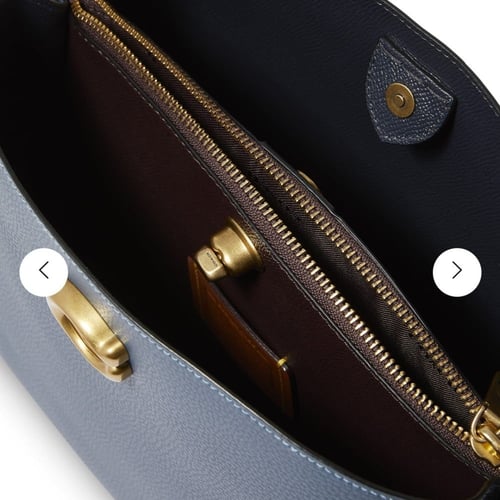 كوتش Willow Pebble Leather Shoulder Bag