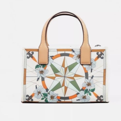 Tory burch ELLA Compass French Cream Floral Nylon...