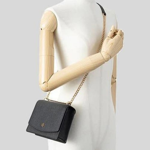 Tory Burch 63982 Emerson Mini Shoulder Bag Black ت...