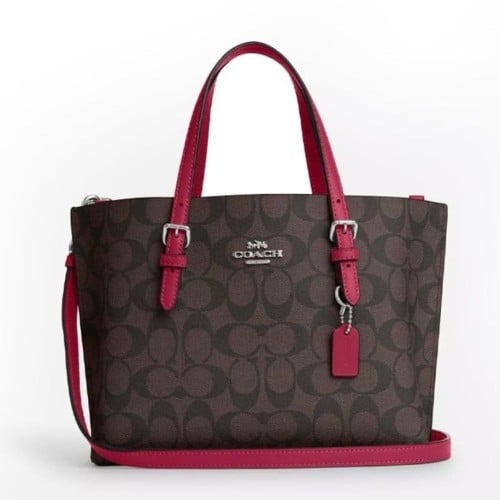 حقيبة كوتش مولي صغيرة بأطراف فوشي