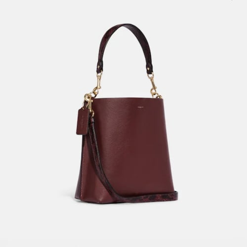 شنطة كوتش باكيت 2022 عنابي