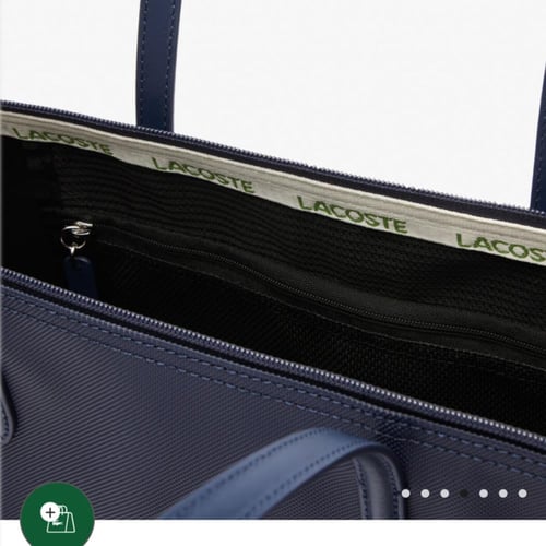 حقيبة آنا بسحاب لاكوست توت اصليه دوام جامعة عنابي...