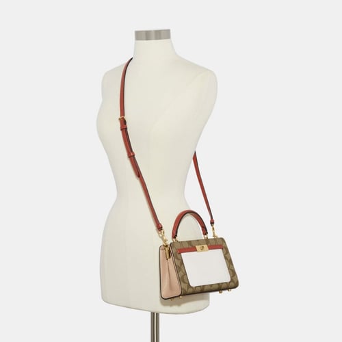 شنطة كوتش ميني لين ابيض