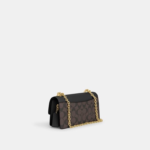 كوتش إليزا كتف Eliza Flap Crossbody In Signature C...
