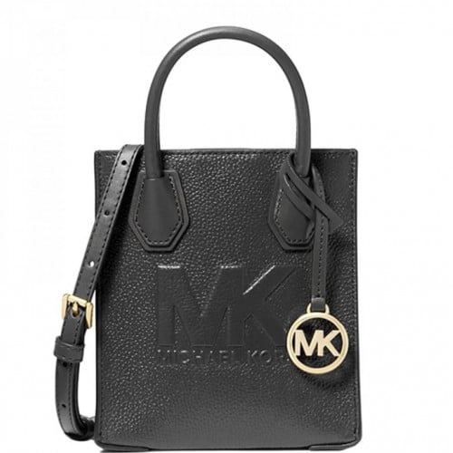 حقيبة كروس ميرسر جلدية بشعار ماركة مايكل كورس بشعا...