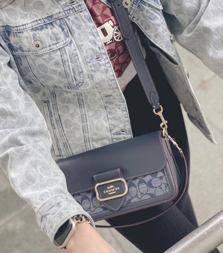 شنطة كوتش كتف جينز