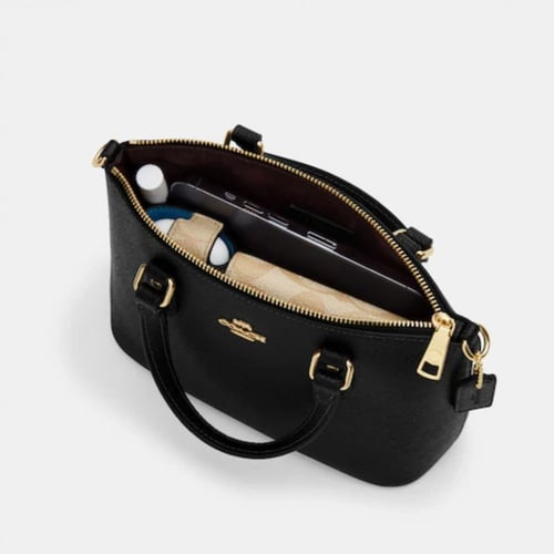 شنطة ميني جالري كروس بدي كوتش طبعات ورد روز