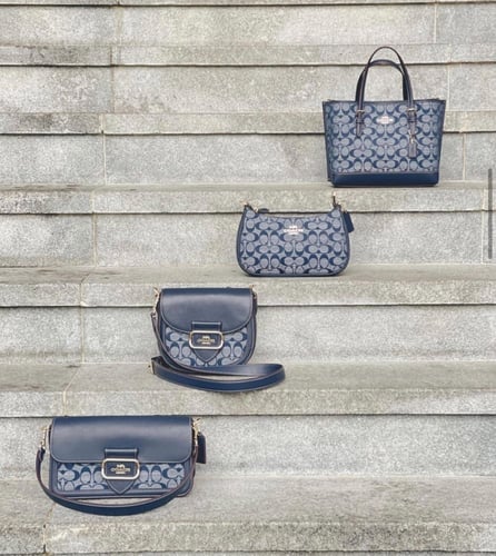 شنطة كوتش كتف جينز