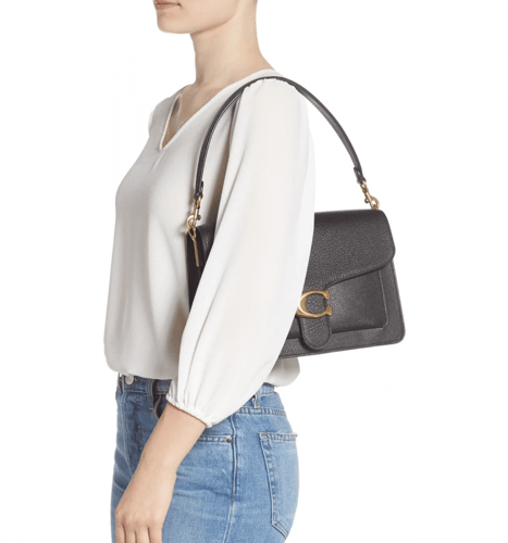 حقيبه تابي كتف من كوتش باللون الاسود