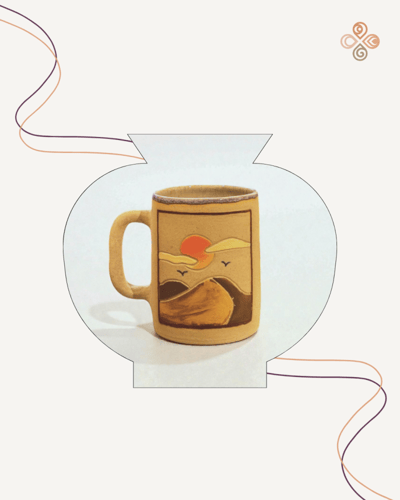 ورشة حفر وتلوين الأكواب الخزفية